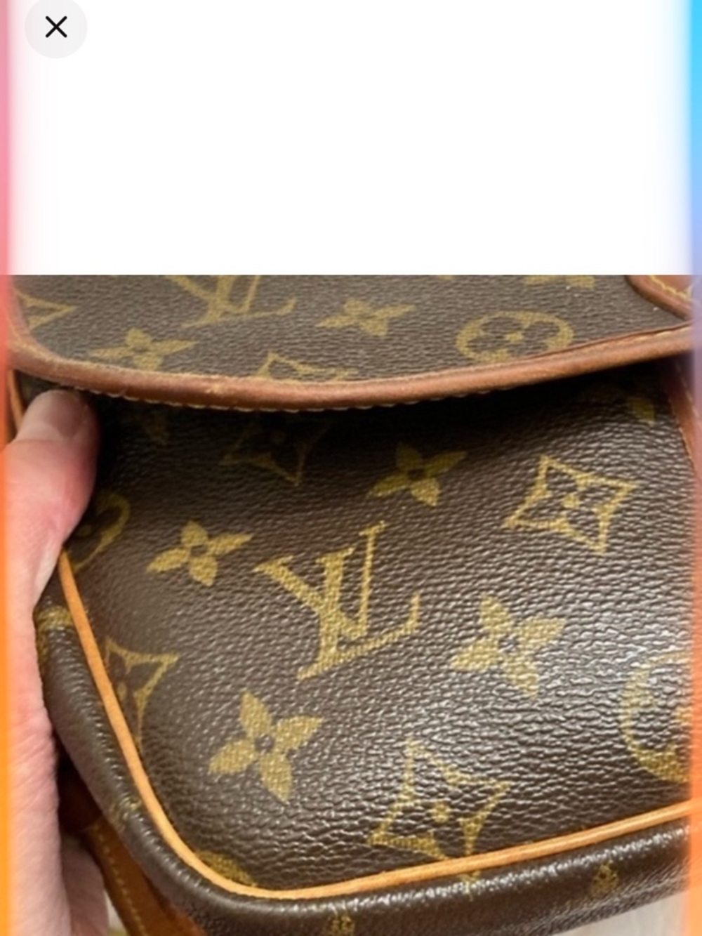 Louis Vuitton authentic sologne vintage bag